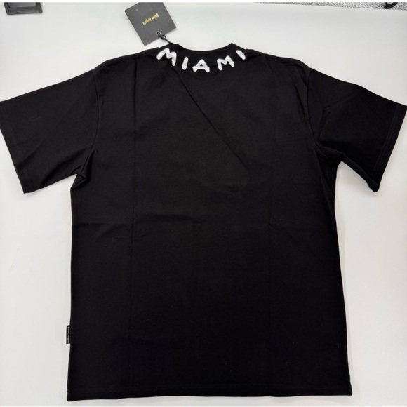 Palm Angels Black Short Sleeve Tee Bold Logo - Picture 3 of 4